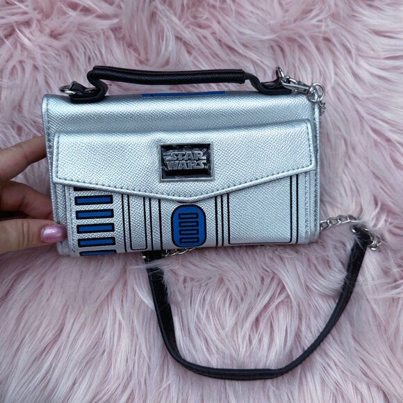 Star Wars R2D2 Crossbody Clutch Wallet - Picture 9 of 10